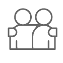 icono de 2 personas abrazadas